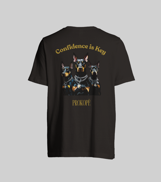 🏛️ Confidence is Key T-Shirt - BLACK